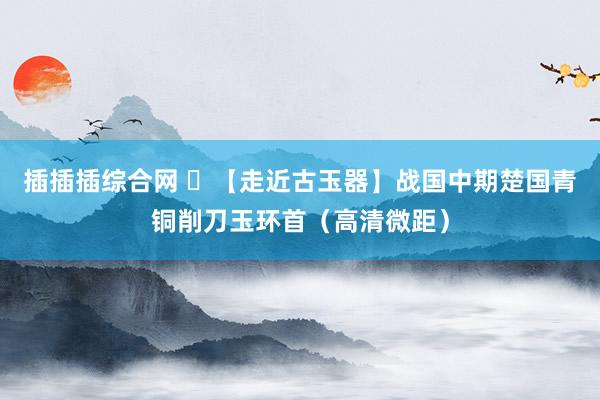 插插插综合网 ​【走近古玉器】战国中期楚国青铜削刀玉环首（高清微距）