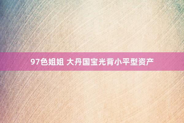 97色姐姐 大丹国宝光背小平型资产