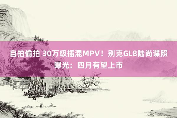 自拍偷拍 30万级插混MPV！别克GL8陆尚谍照曝光：四月有望上市
