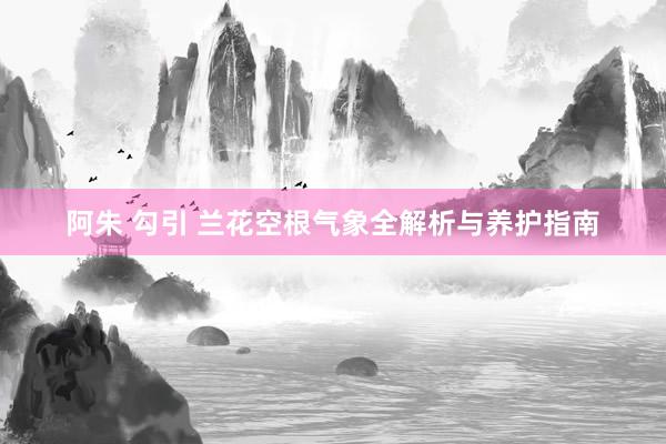 阿朱 勾引 兰花空根气象全解析与养护指南
