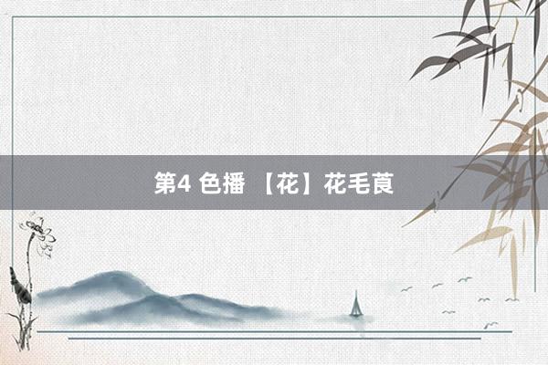 第4 色播 【花】花毛莨