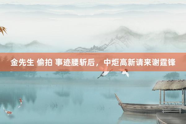 金先生 偷拍 事迹腰斩后，中炬高新请来谢霆锋